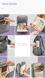 Canvas Diaper Bag Travel Backpack